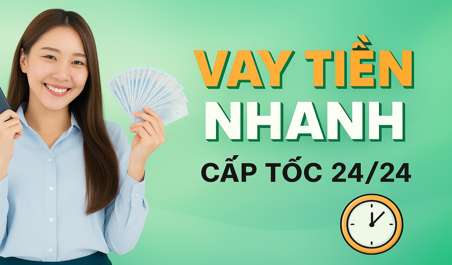 Vay Tiền Nhanh - Cấp Tốc 24/24